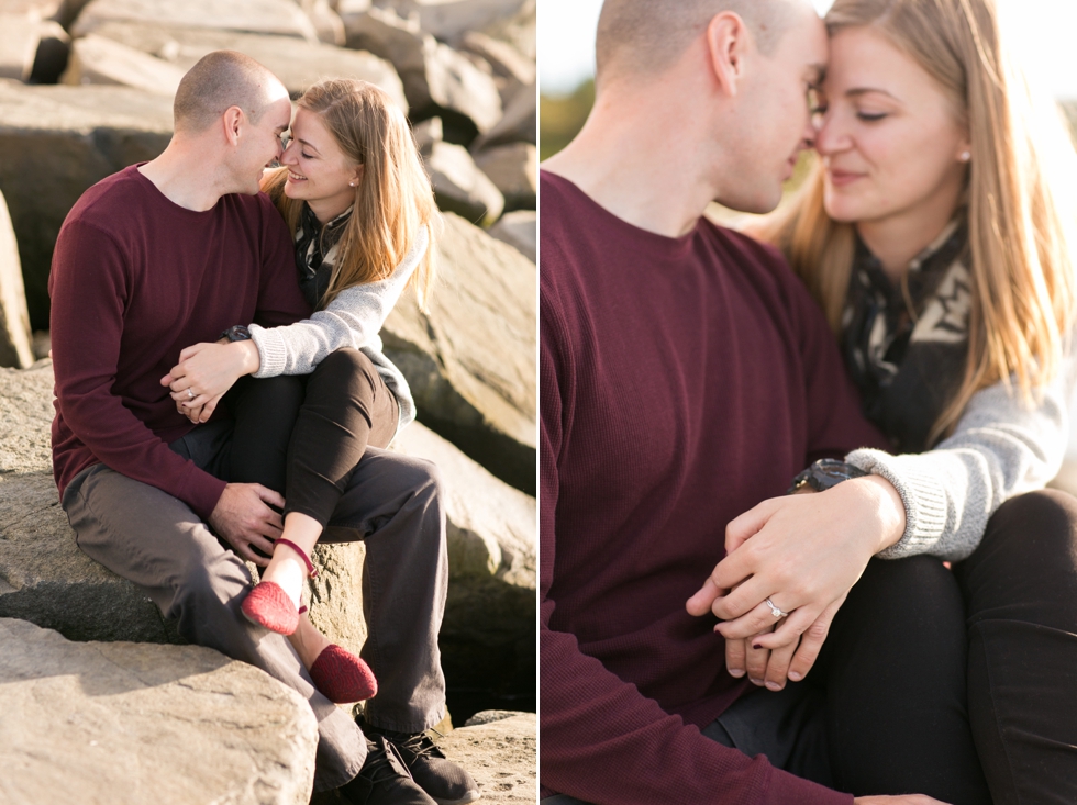 Barnegat Lighthouse Engagement Photographs - Philadelphia Wedding Photographer