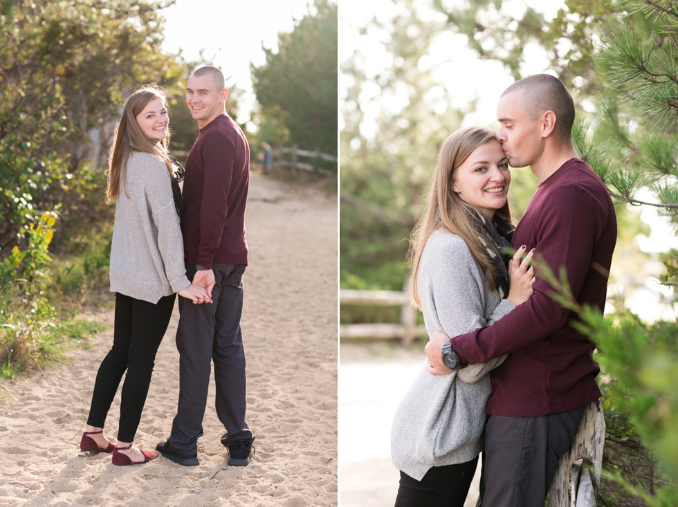 Barnegat Lighthouse Engagement Photographs - Philadelphia Wedding Photographer