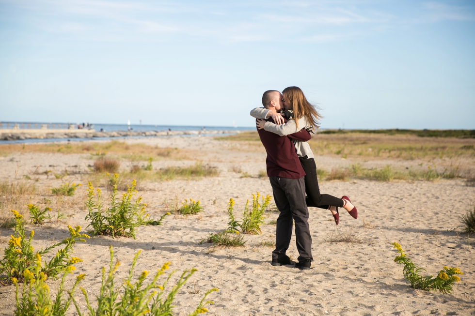 Barnegat Lighthouse Engagement Photographs - Philadelphia Wedding Photographer