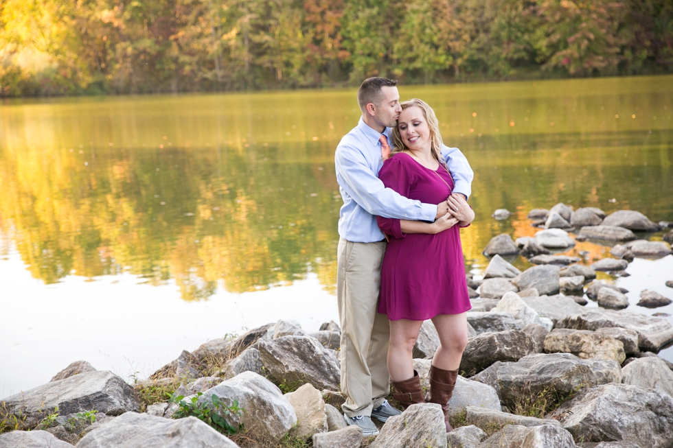 Lake Centennial Park - Fall Philadelphia Engagement Photographer