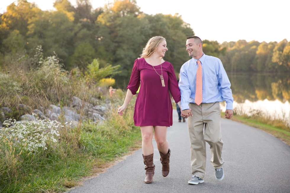 Wissahickon Valley Park - Fall Philadelphia Engagement Photography