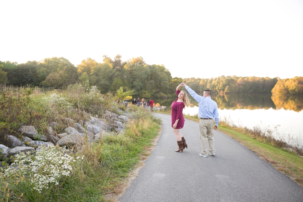 Wissahickon Valley Park - Fall Philadelphia Engagement Photography