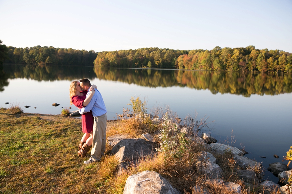 Lake Centennial Park - Fall Philadelphia Engagement Photographer