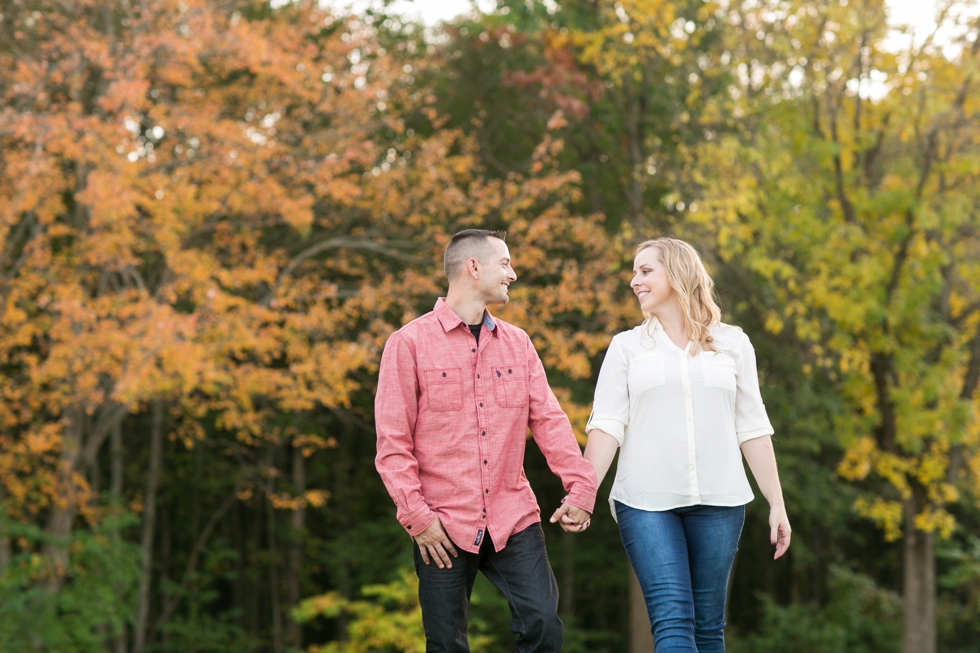 Wissahickon Valley Park - Fall Philadelphia Engagement Photography