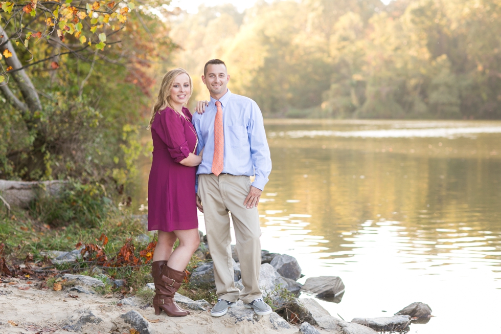 Lake Centennial Park - Fall Philadelphia Engagement Photographer