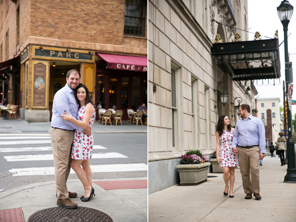 Parc Rittenhouse Engagement Photographer in Philadelphia