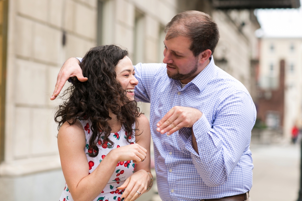 Rittenhouse Square Engagement Photos in Philadelphia