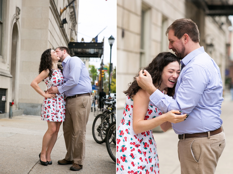 Rittenhouse Square Engagement Photos in Philadelphia