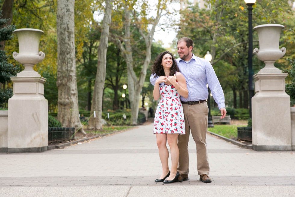  Engagement Photos in Rittenhouse Square Philadelphia