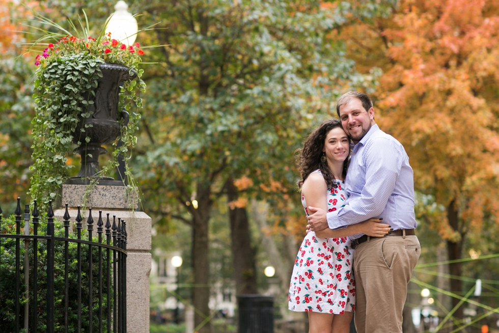  Engagement Photos in Rittenhouse Square Philadelphia