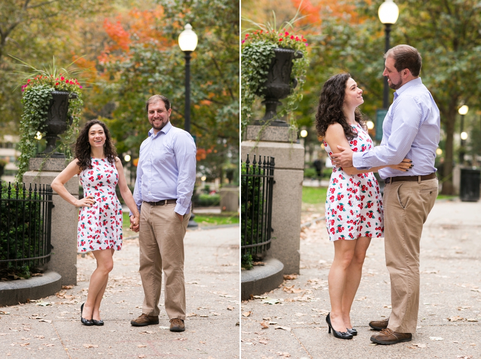  Engagement Photos in Rittenhouse Square Philadelphia