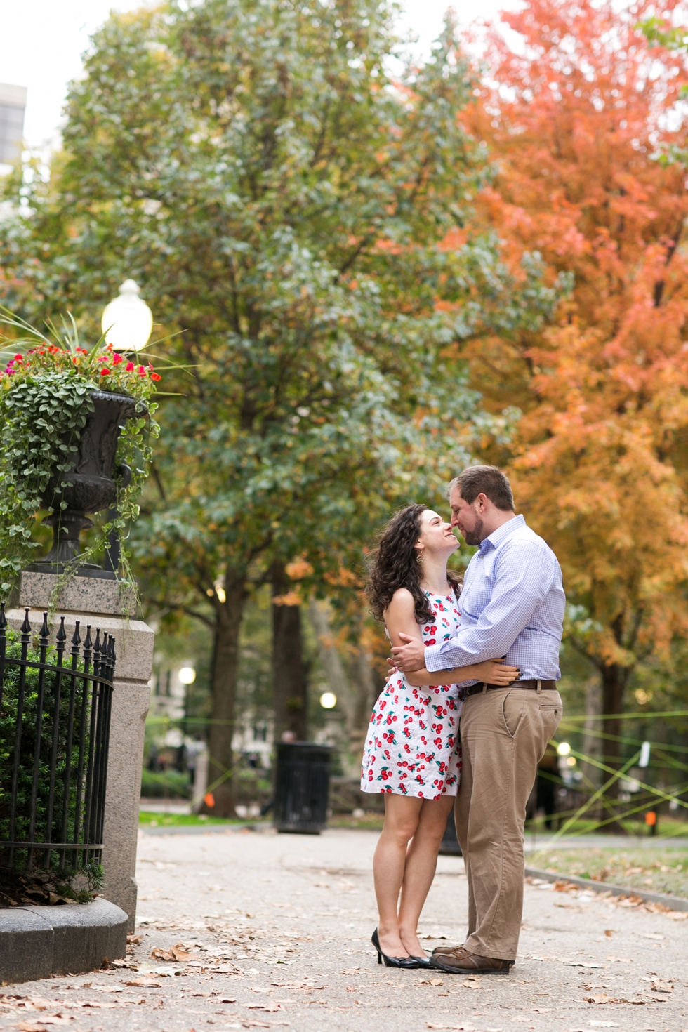  Engagement Photos in Rittenhouse Square Philadelphia