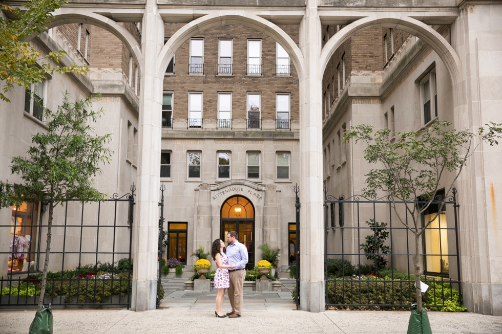  Engagement Photos in Rittenhouse Square Philadelphia