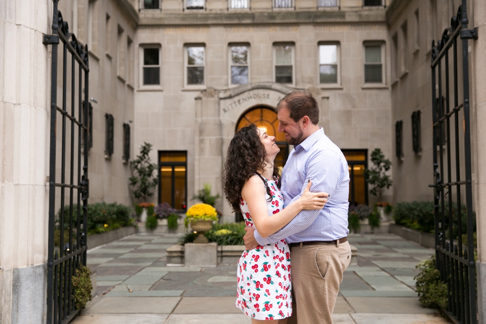  Engagement Photos in Rittenhouse Square Philadelphia