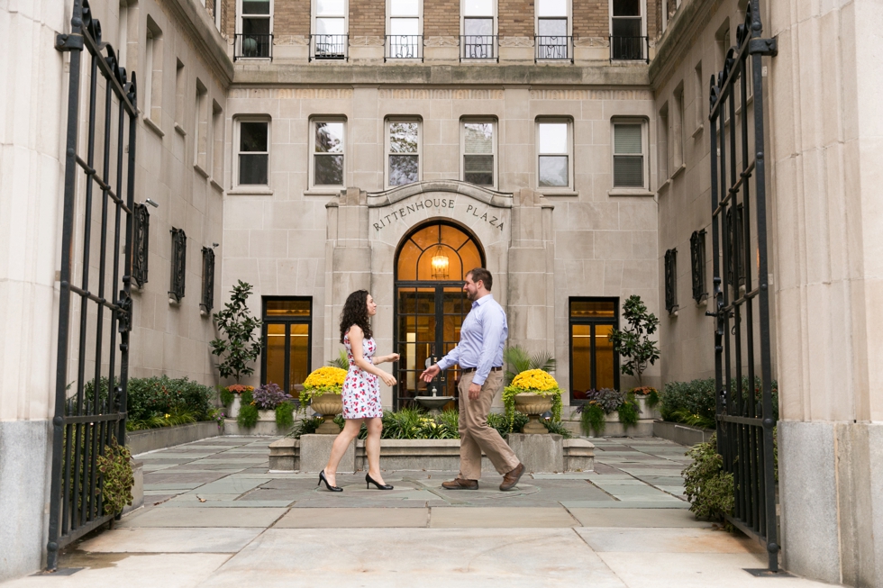  Engagement Photos in Rittenhouse Square Philadelphia