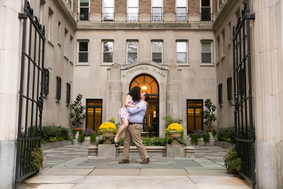  Engagement Photos in Rittenhouse Square Philadelphia