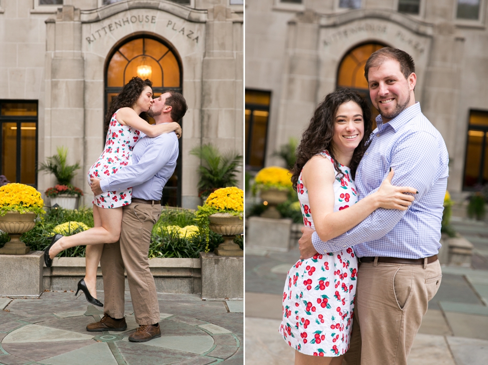  Engagement Photos in Rittenhouse Square Philadelphia