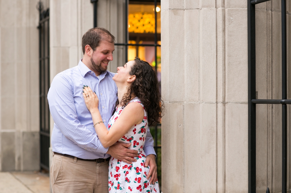  Engagement Photos in Rittenhouse Square Philadelphia