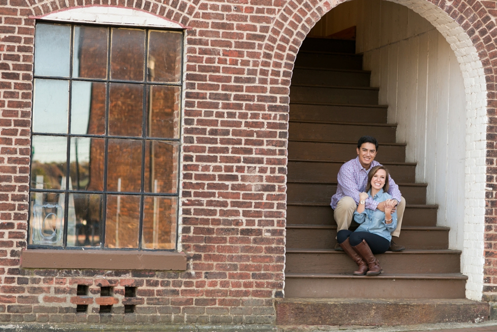 Downtown Lynchburg City Hall Engagement Photographer