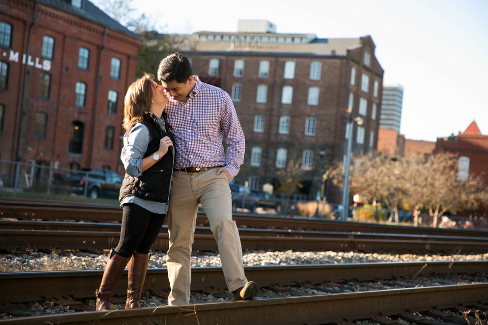 Downtown Lynchburg Engagement Session 