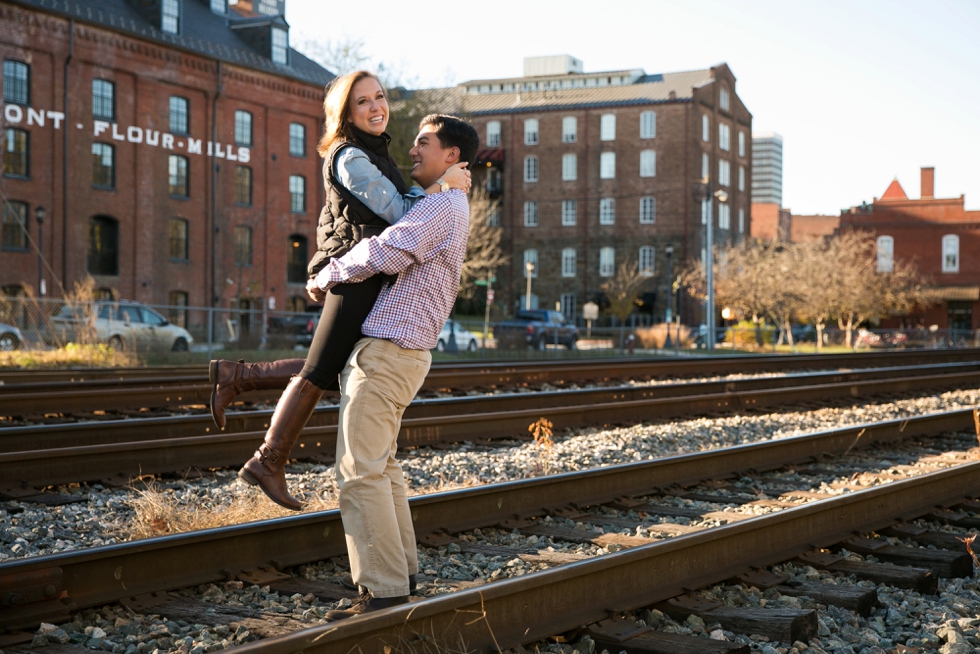 Downtown Lynchburg Engagement Session 