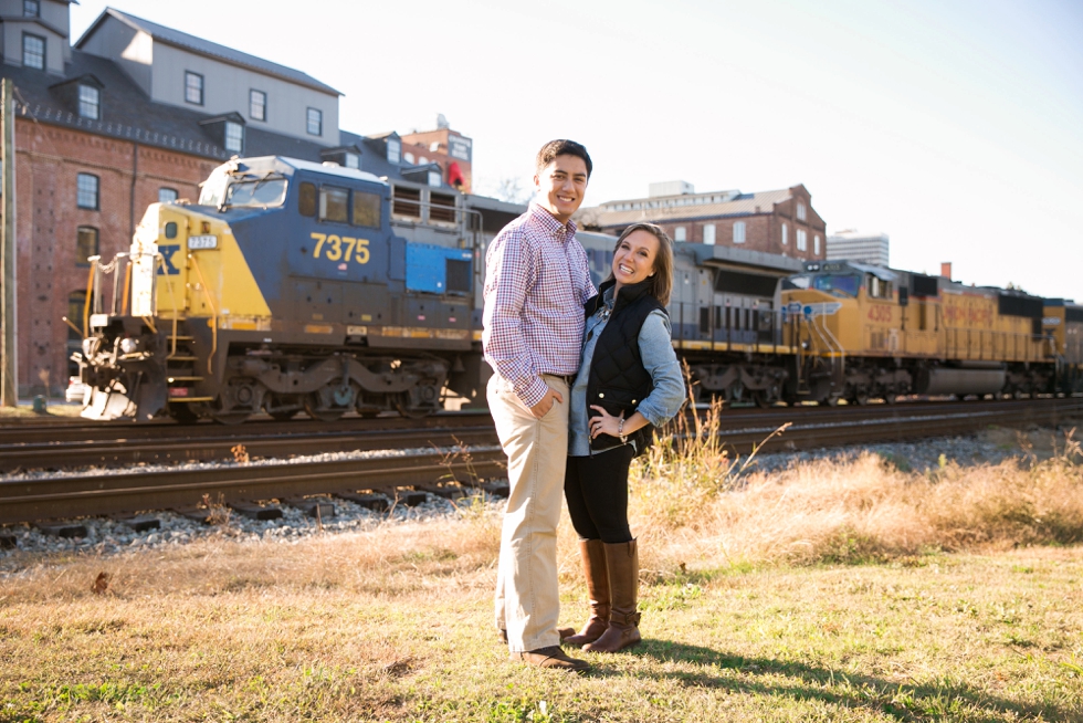 Love sign - Blackwater Creek Trail Lynchburg Engagement