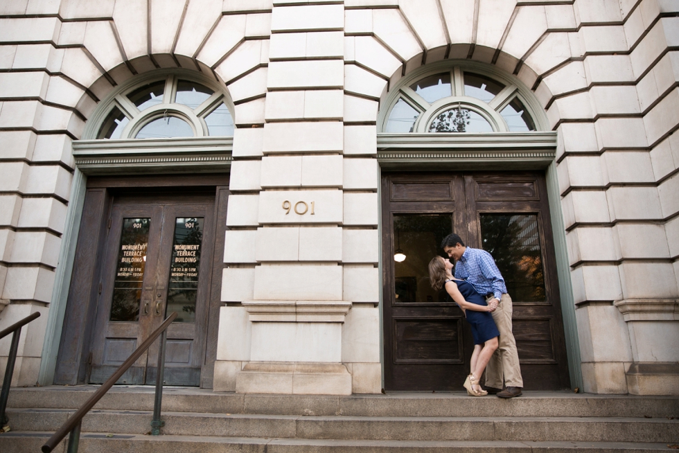 Downtown Lynchburg City Hall Engagement Photographer 