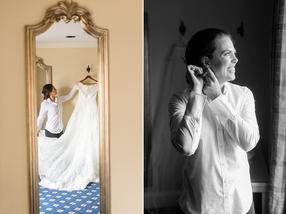 Tidewater Inn Easton MD - Bride Prep Wedding - Associate Caitlin