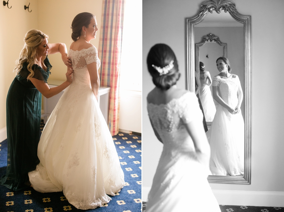 Tidewater Inn Easton MD - Bride Prep Wedding - Associate Caitlin