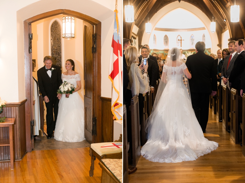 Trinity Cathedral Easton Wedding Ceremony - Associate Caitlin