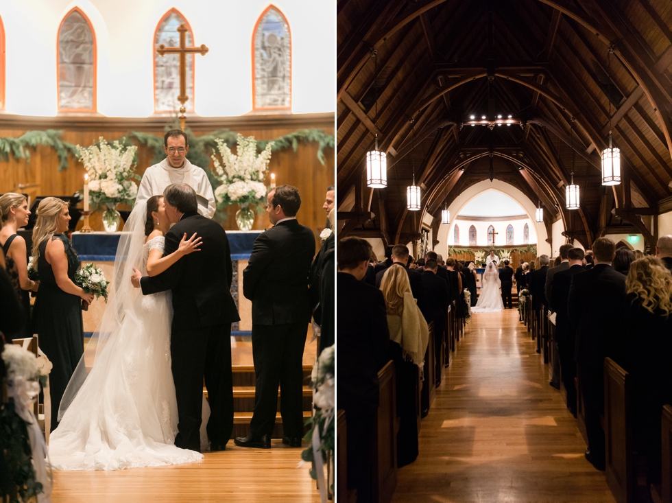 Trinity Cathedral Easton Wedding Ceremony - Associate Caitlin