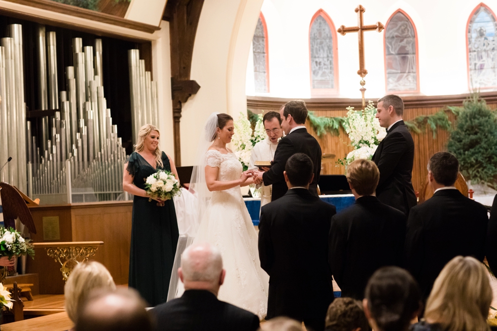 Trinity Cathedral Easton Wedding Ceremony - Associate Caitlin