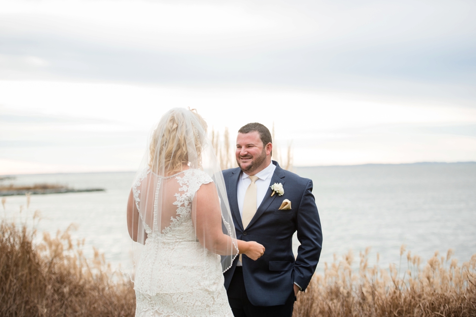 Chesapeake Bay Wedding Photographers - First Look