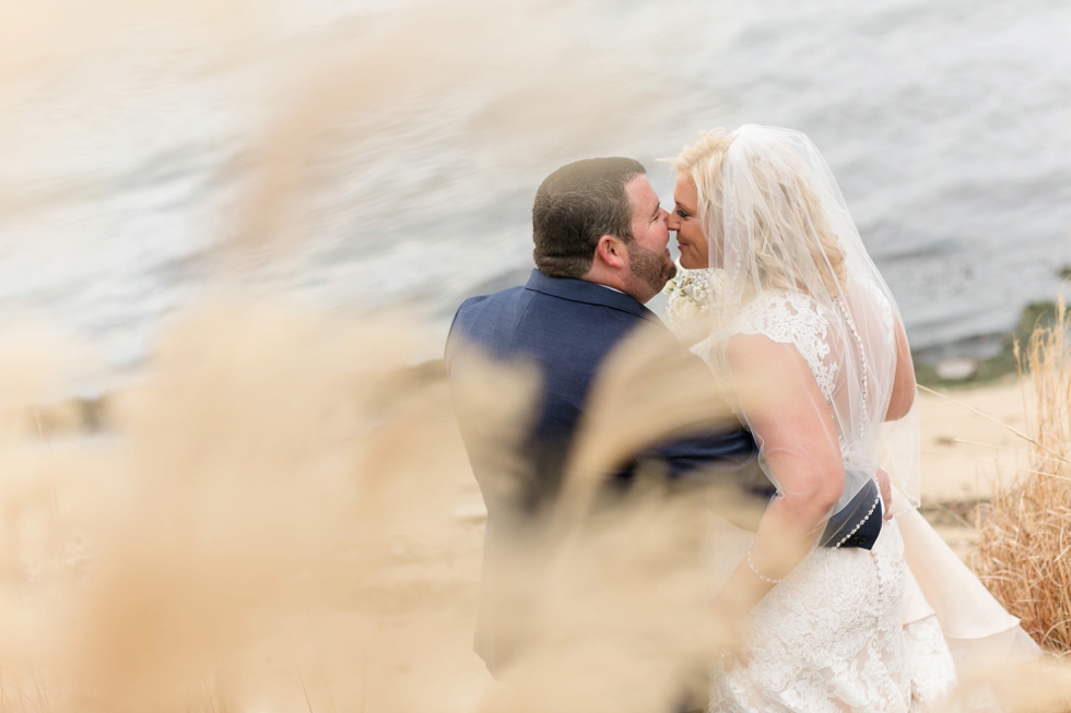 Chesapeake Bay Beach Winter Wedding Photographers