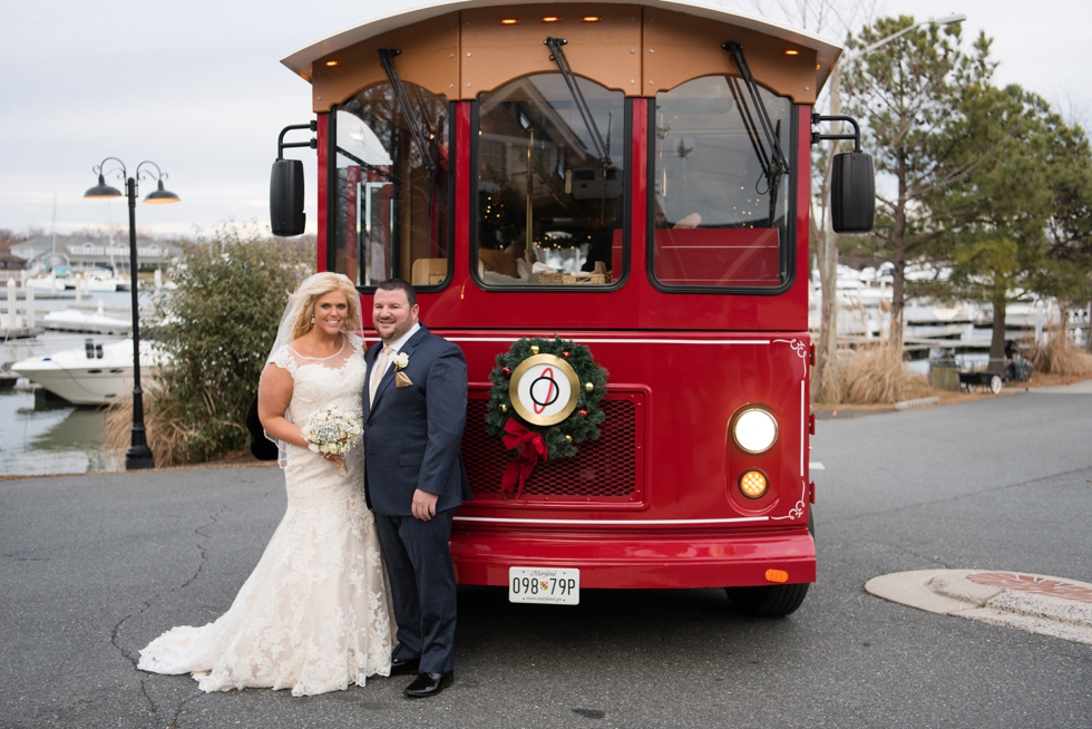 Eastern Shore New Years Eve Wedding - Annapolis Trolley