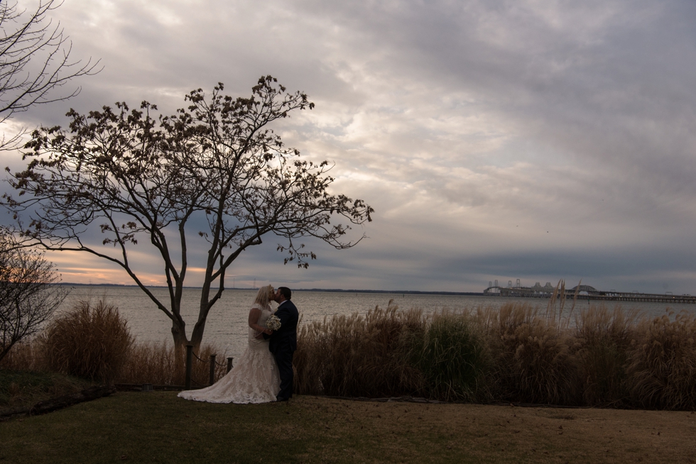 Eastern Shore Wedding Sunset - Stevensville Wedding Photographer