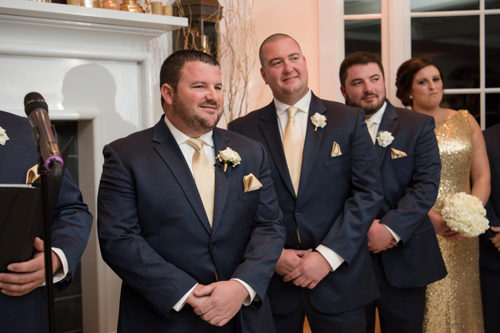 Chesapeake Bay Beach Club Sunset Ballroom Wedding Ceremony