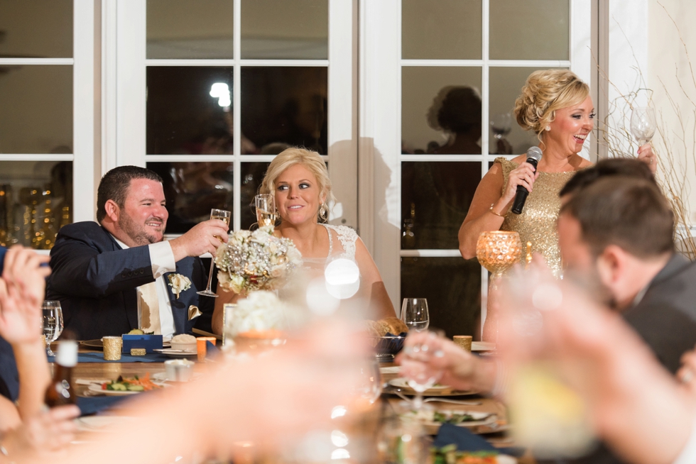 Chesapeake Bay Beach Club New Years Eve Wedding Toast - Destination Wedding photographer