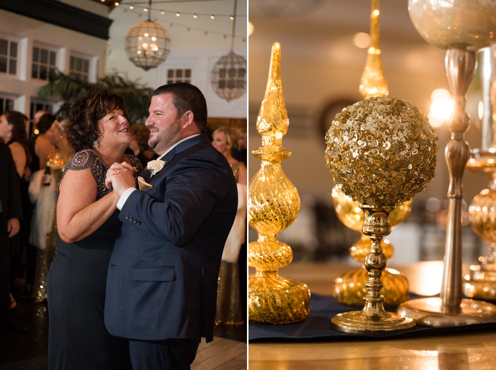 Seaberry Farm Gold Reception - Destination Wedding photographer