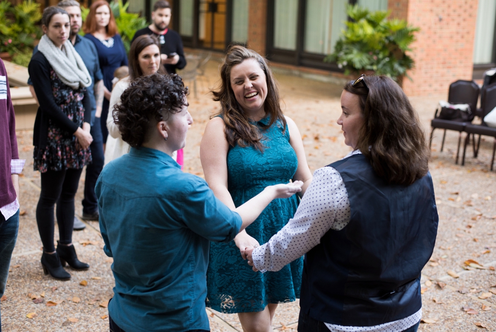 Woodlands Williamsburg Destination Wedding Rehearsal - Teal Dress