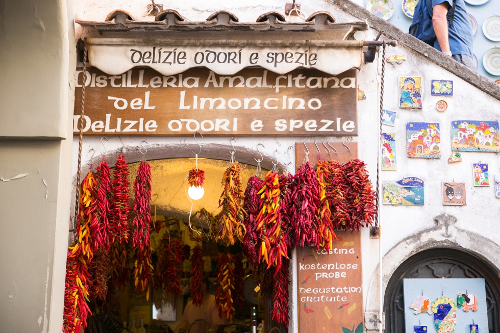 Amalfi Coast Italy Food Photography