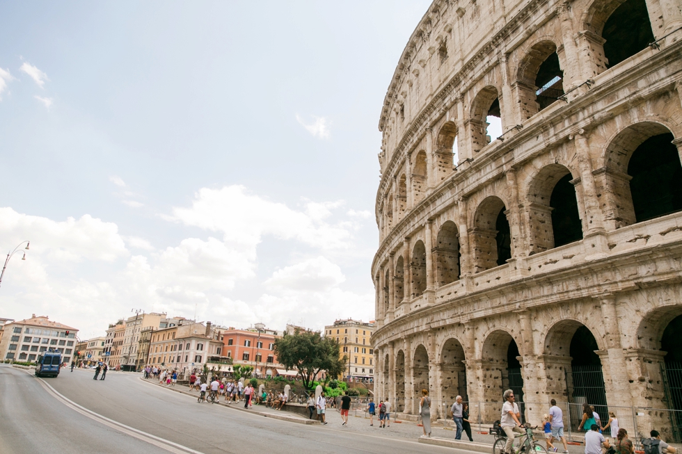 Rome Italy Colosseum Wedding Photography - Family Travels