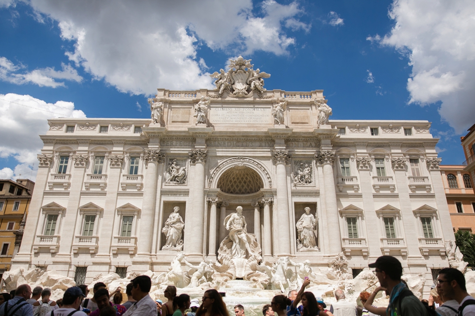 Rome Italy Wedding Photographer - Trevi Fountain