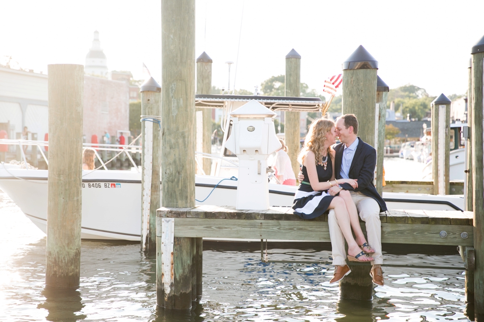 Annapolis City Dock Engagement Photography