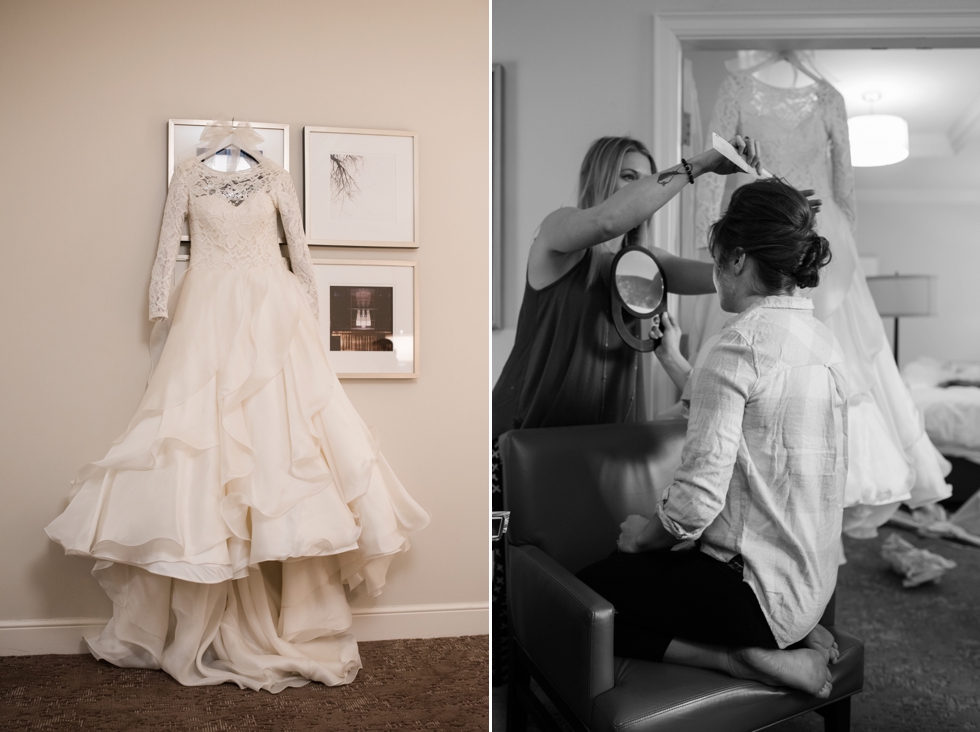 Sareh Nouri Bridal - Healy Hall Georgetown University Wedding