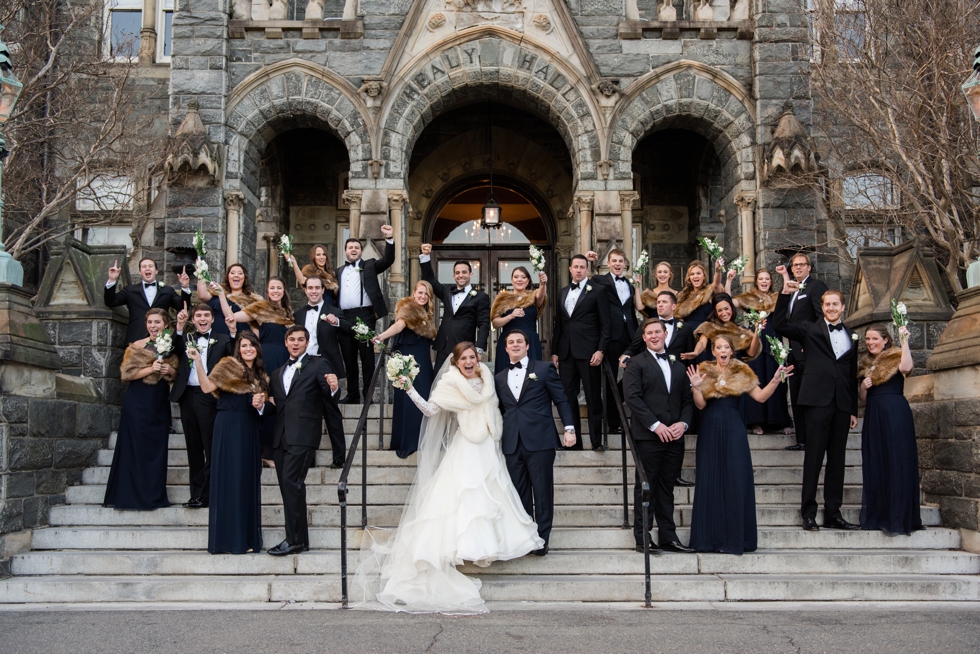 Sareh Nouri Bridal - Healy Hall Georgetown University Wedding