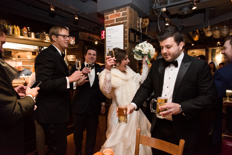 Four Seasons Washington DC Wedding Reception - The Tomb Bar