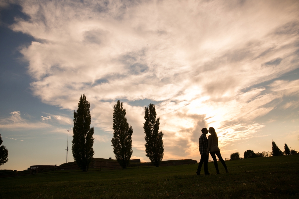 Fort McHenry baltimore engagement - Destination Engagement Photographer in Philadelphia PA