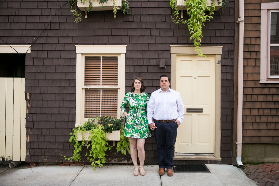 Annapolis Maryland Destination Engagement Photographer - Pinkney Alley