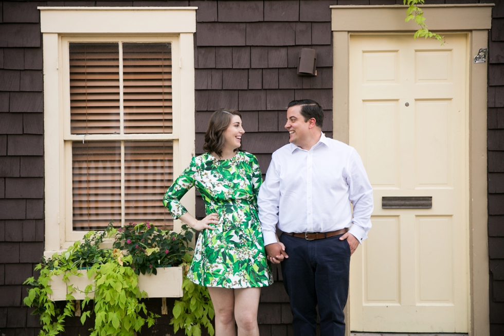 Annapolis Maryland Destination Engagement Photographer - Pinkney Alley